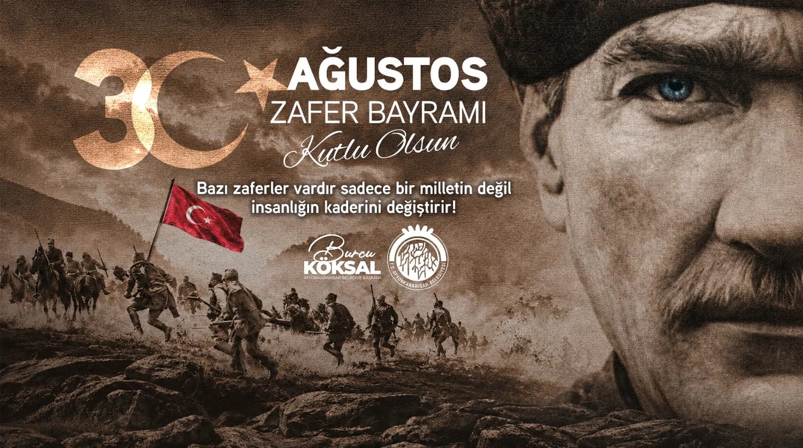 BAŞKANIMIZ BURCU KÖKSAL’IN 30 AĞUSTOS ZAFER BAYRAMI MESAJI