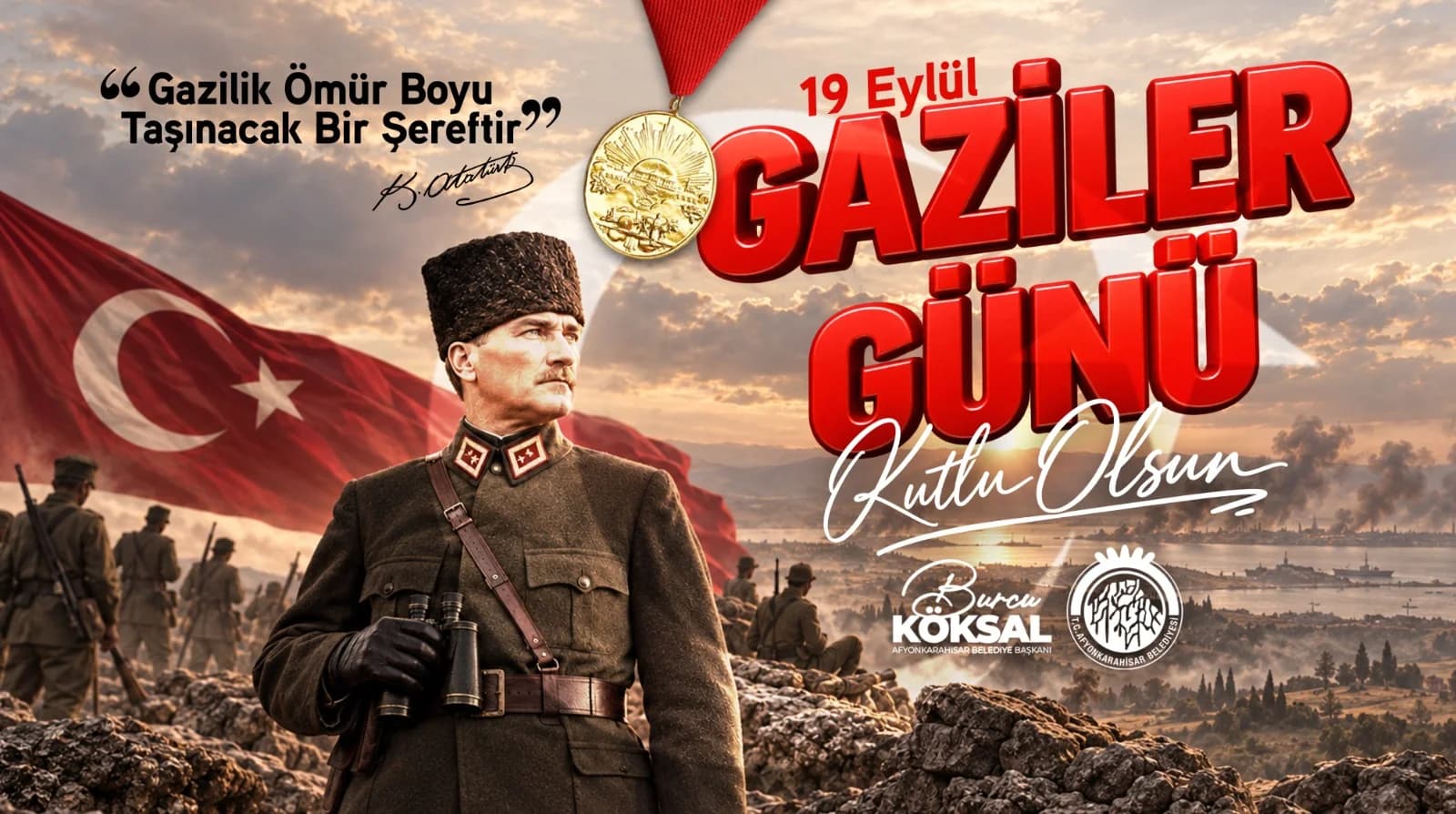 BAŞKANIMIZ BURCU KÖKSAL’IN 19 EYLÜL GAZİLER GÜNÜ MESAJI