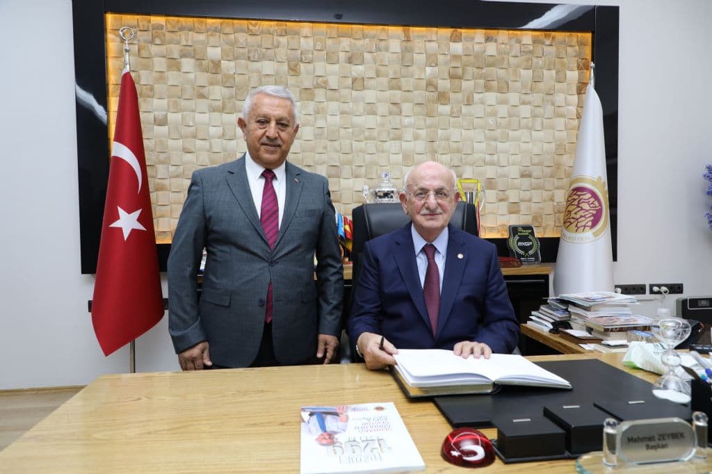 CUMHURBAŞKANLIĞI YİK BAŞKAN VEKİLİ KAHRAMAN´DAN ZEYBEK BAŞKAN´A ZİYARET