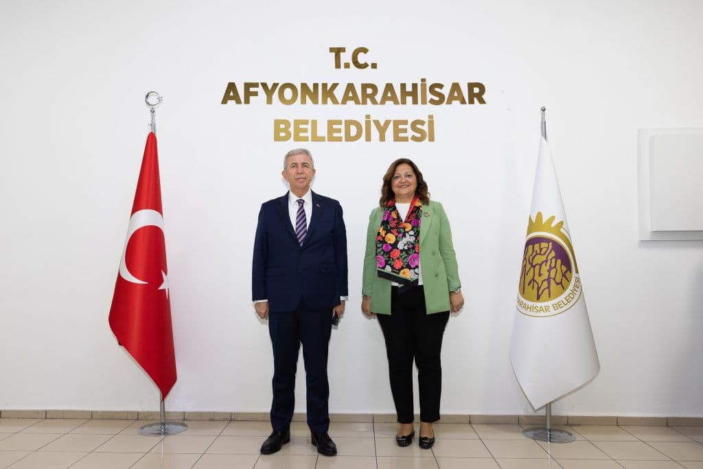 ANKARA BÜYÜKŞEHİR BELEDİYE BAŞKANI MANSUR YAVAŞ´TAN BELEDİYEMİZE ZİYARET