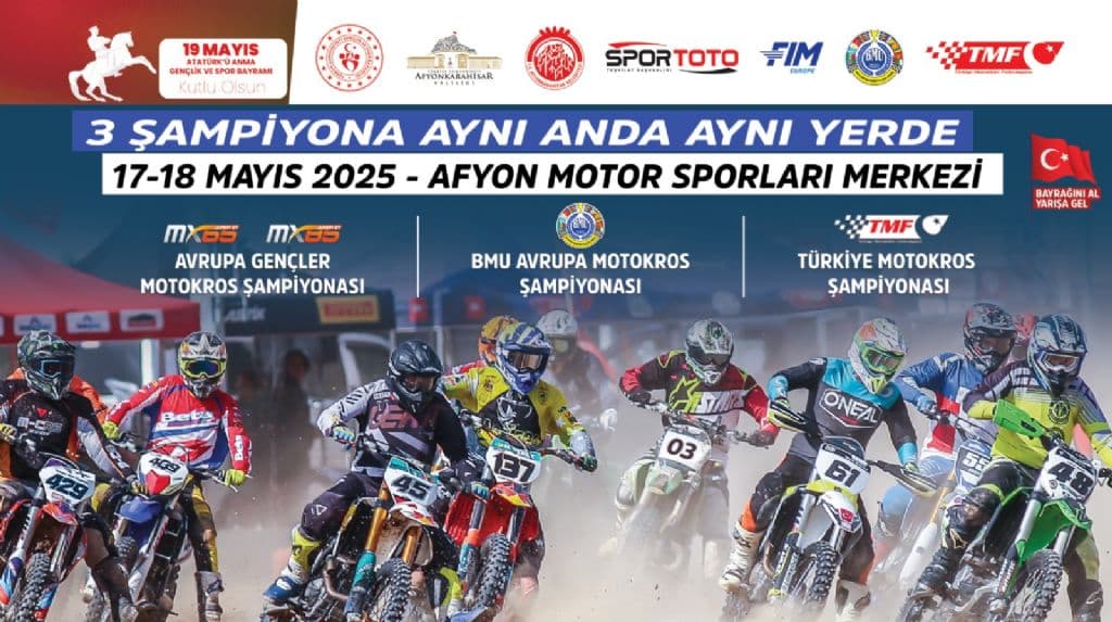 19 MAYIS COŞKUSU MOTOKROS HEYECANIYLA BULUŞUYOR