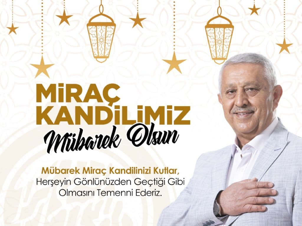 ZEYBEK BAŞKAN´DAN MİRAÇ KANDİLİ MESAJI