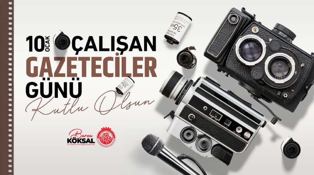 BAŞKANIMIZ BURCU KÖKSAL´IN 10 OCAK ÇALIŞAN GAZETECİLER GÜNÜ KUTLAMA MESAJI