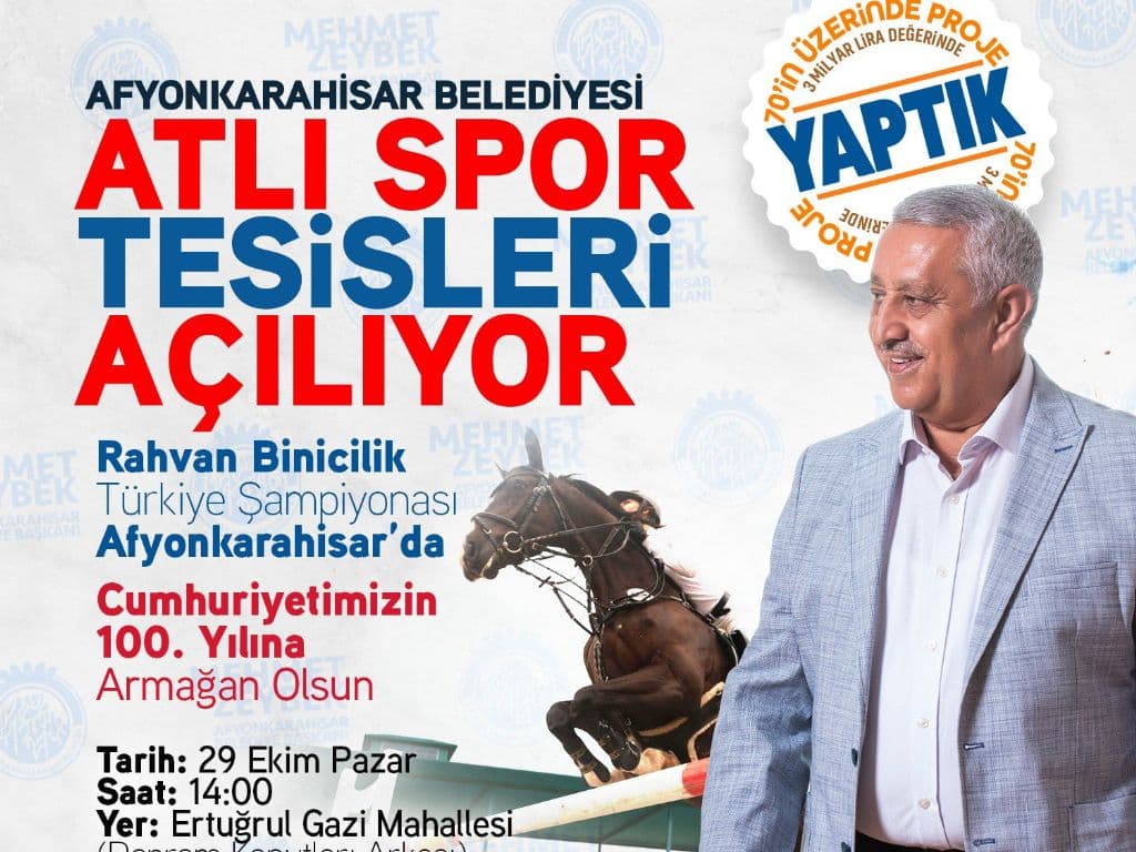 ATLI SPOR TESİSLERİ AÇILIYOR