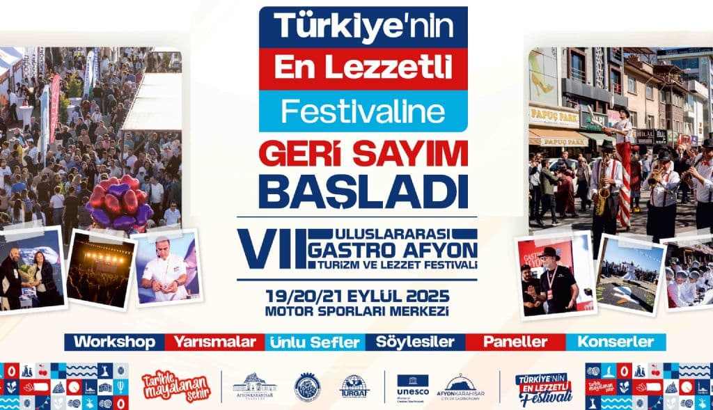 7. ULUSLARARASI GASTRO AFYON TURİZM VE LEZZET FESTİVALİMİZ BAŞLIYOR