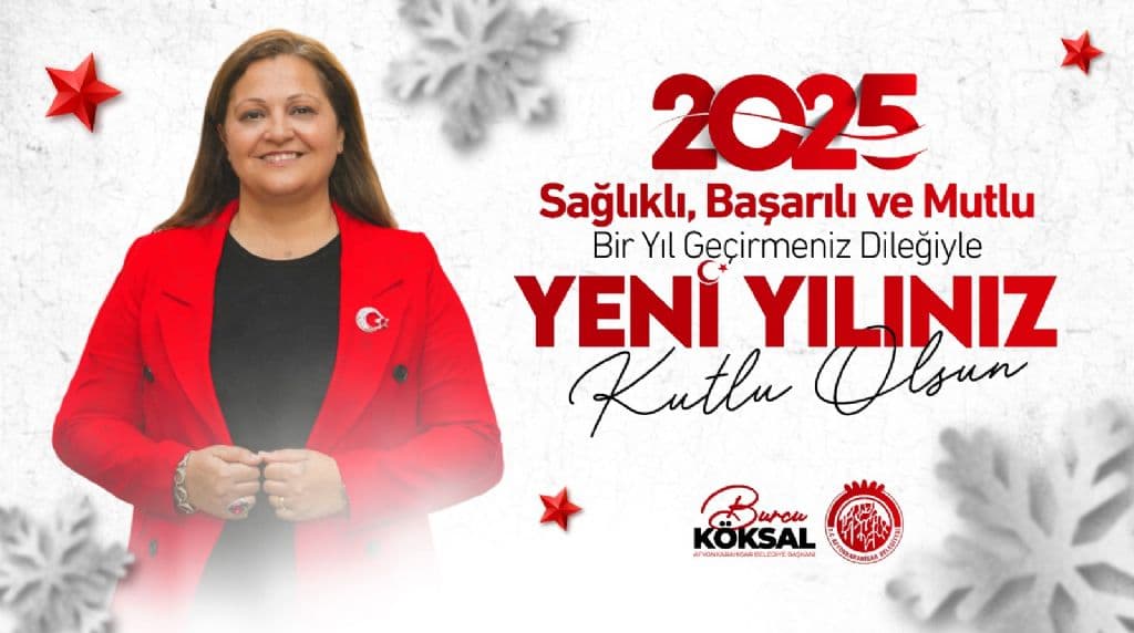BAŞKANIMIZ BURCU KÖKSAL´IN YENİ YIL MESAJI