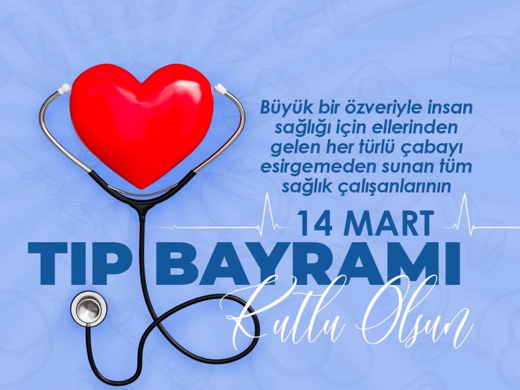 14 MART TIP BAYRAMI MESAJI