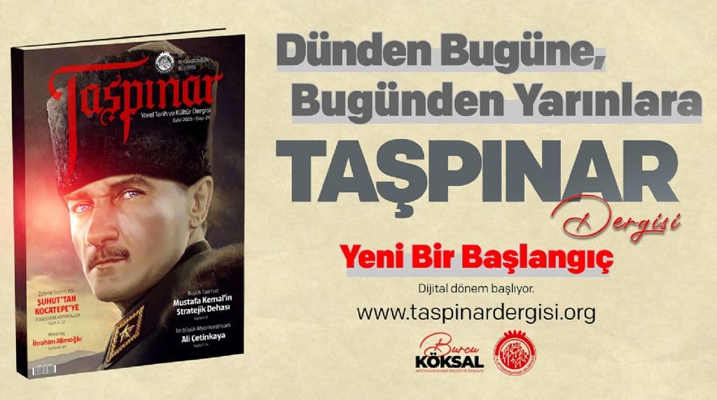 TAŞPINAR DERGİMİZ DİJİTAL YAYIM HAYATINA BAŞLADI