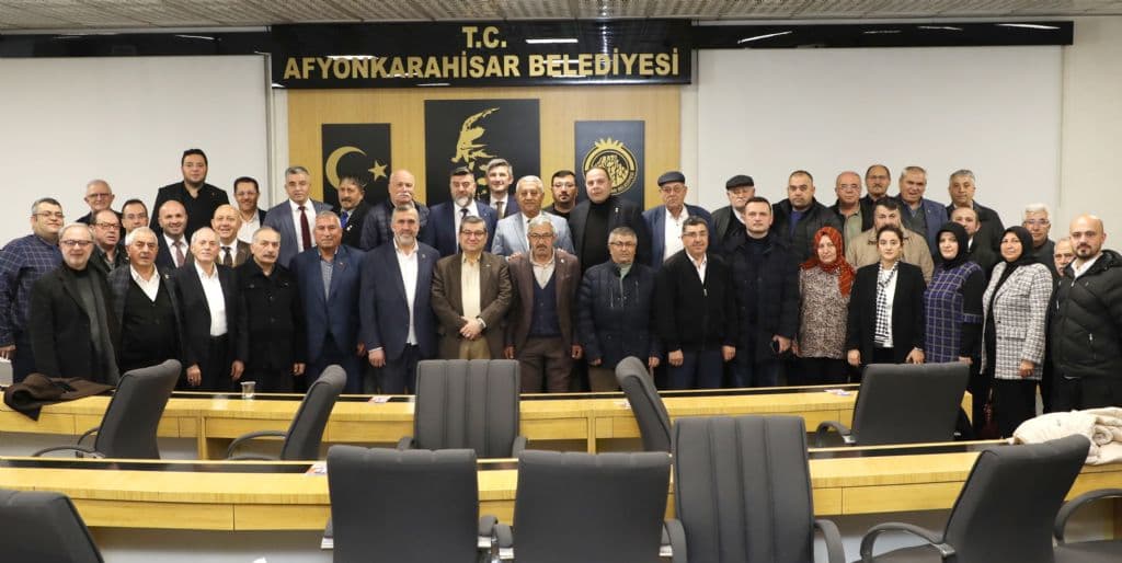ZEYBEK MAHALLE MUHTARLARIYLA BULUŞTU