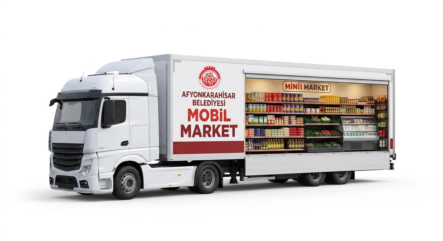 Mobil Market Halk Gıda Tırı