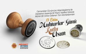 ZEYBEK BAKANDAN MUHTARLAR GN MESAJI